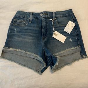Good American hood curve shorts size 8